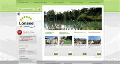 Desktop Screenshot of lonsee.de